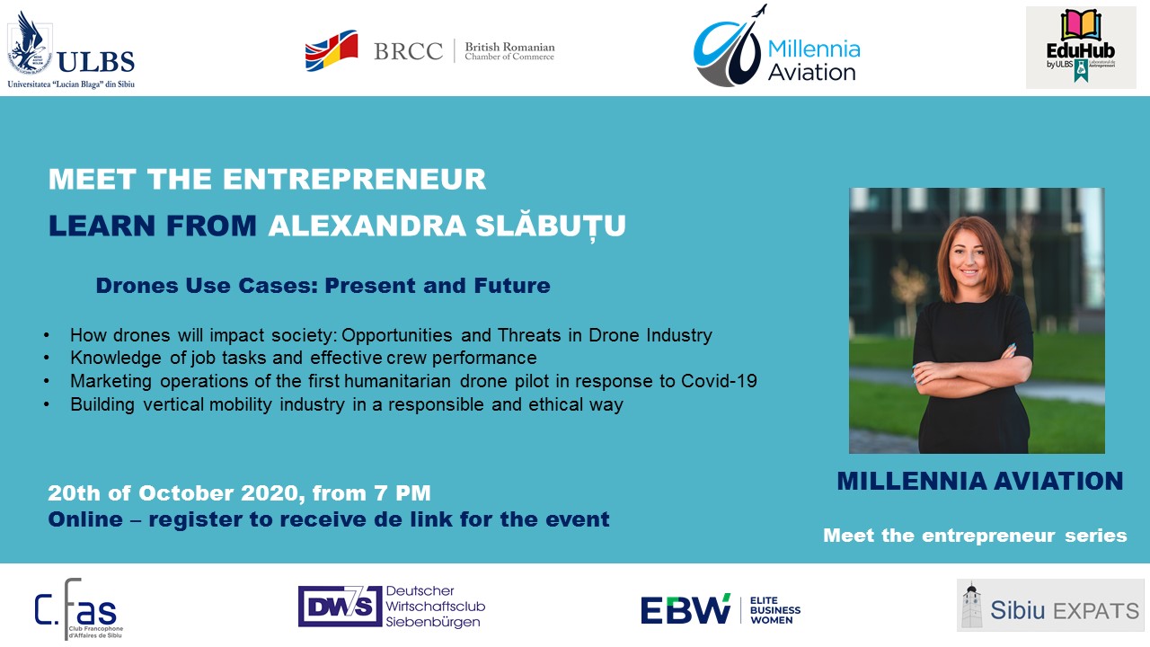 event Meet the entrepreneur Alexandra Slabutu