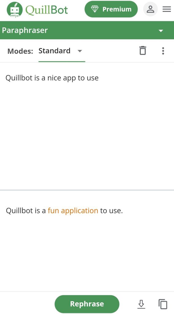  Save Time When Writing QuillBot’s paraphrasing tool can rewrite a sentence, paragraph, or article using state-of-the-art AI.