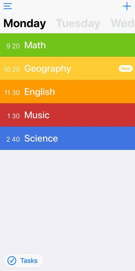 Class Timetable is a free download from both the Google Play and iOS App Store.