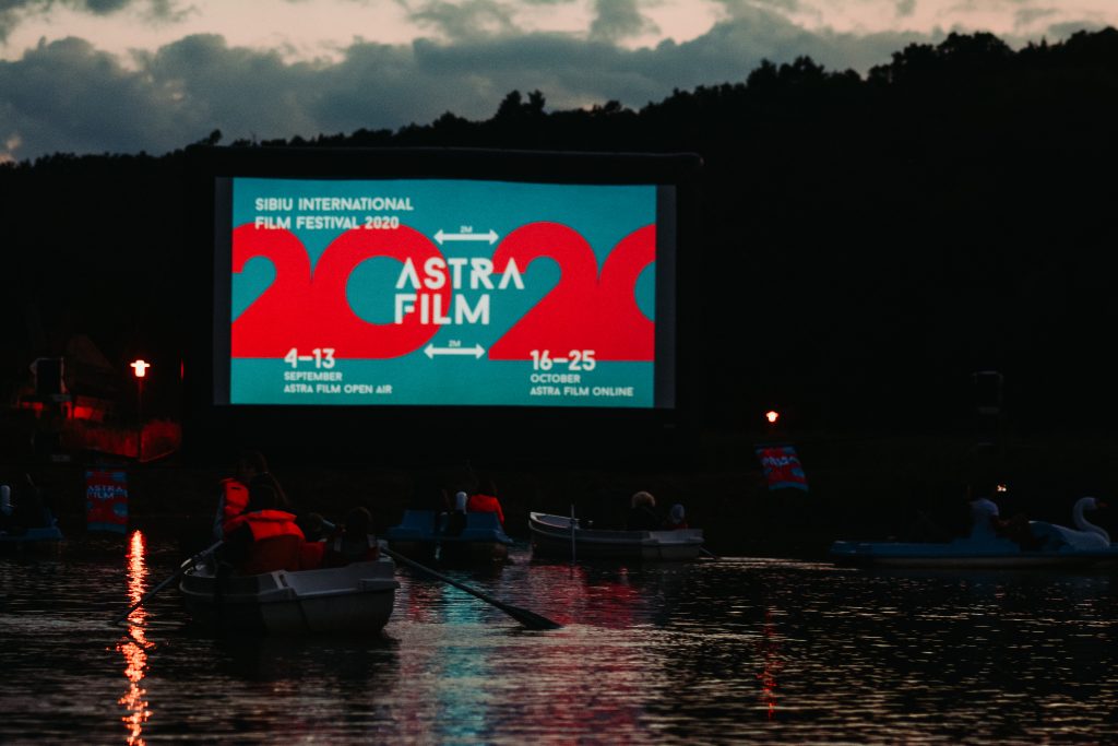 Astra film festival- outside boat session - volunteering opportunities for students