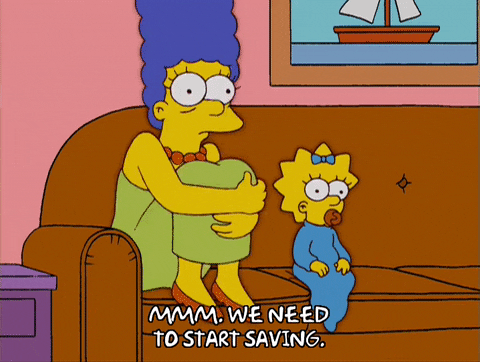 Saving money as a student - tips from Marge Simpson