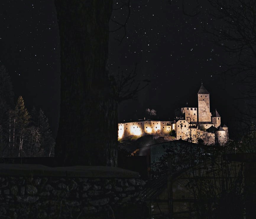 Bran Castle at night